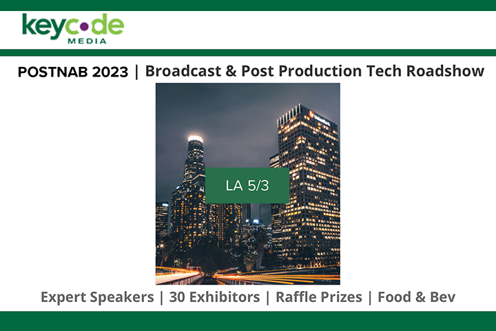 Come visit AJA at Keycode Media in Los Angles
