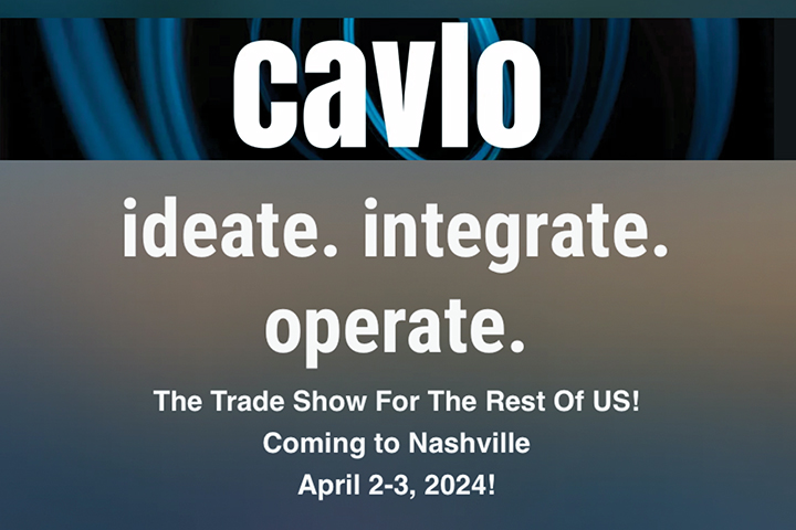 Come Join AJA Video at Cavlo in Nashville, TN Booth# 14