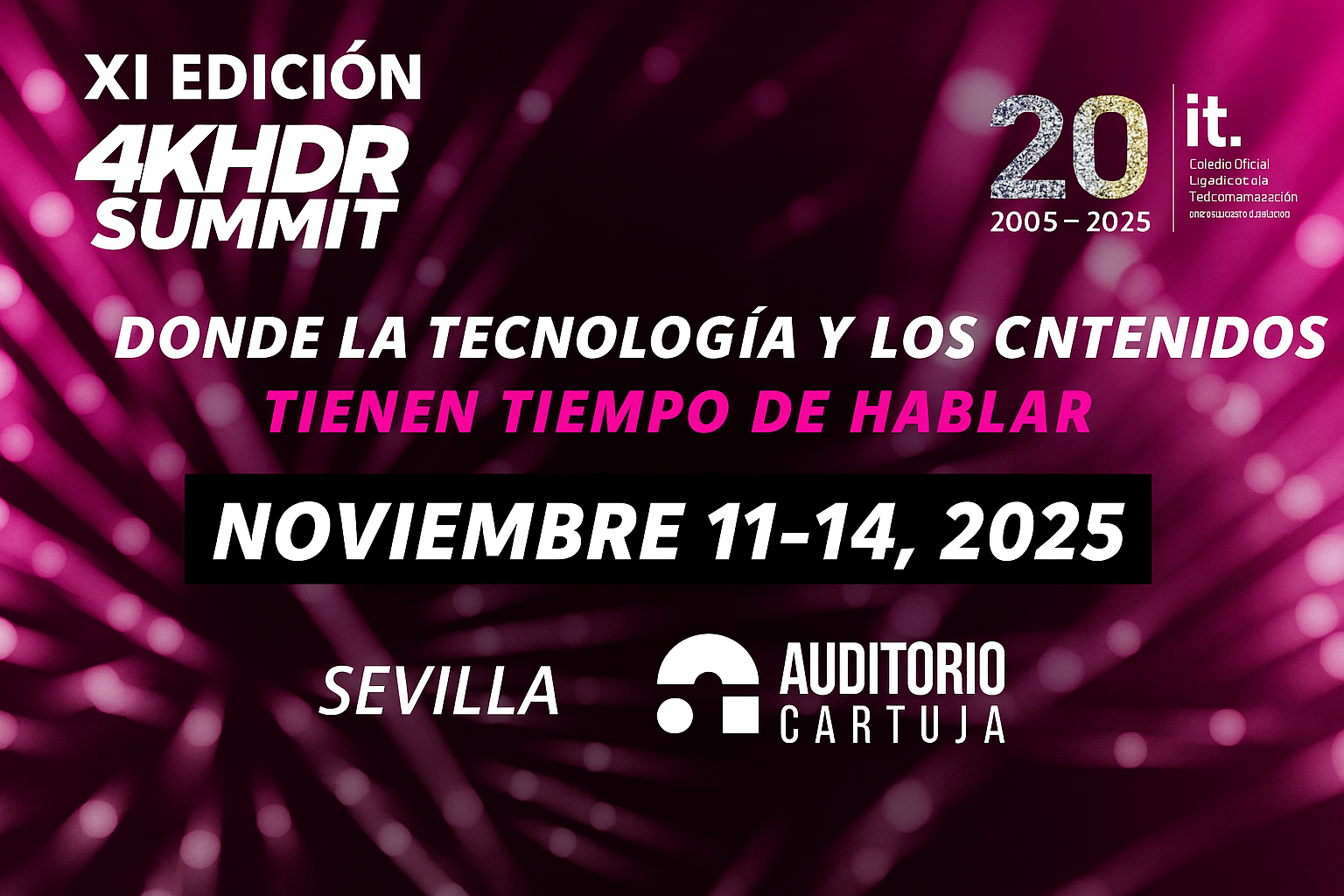 Come and visit us, hear our talk, and speak to our leading expert at the 4K HDR Summit, Seville