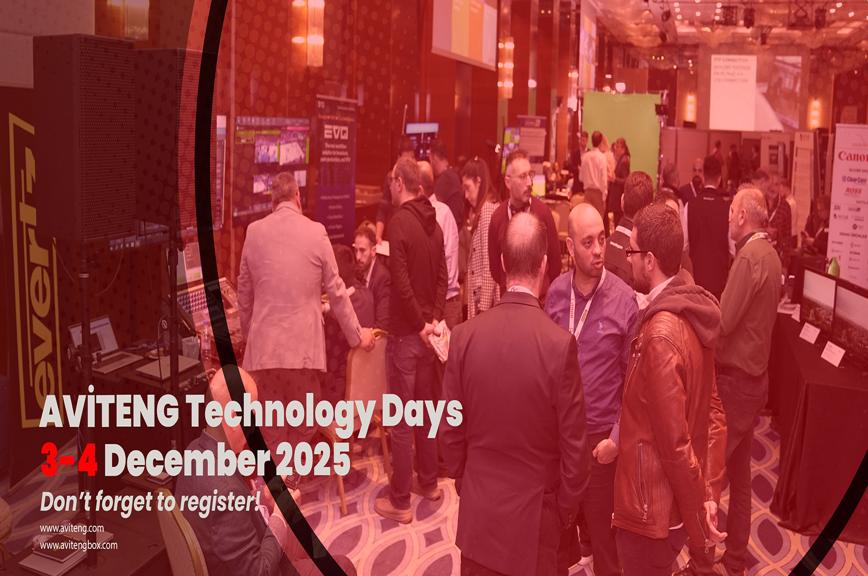 Visit us to see live demos and meet our experts at the Aviteng Technology Days 2025, Turkey