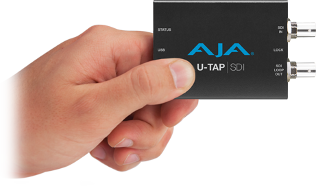 Turist fløjte ved siden af U-TAP SDI - Simple USB 3.0 Powered 3G-SDI Capture