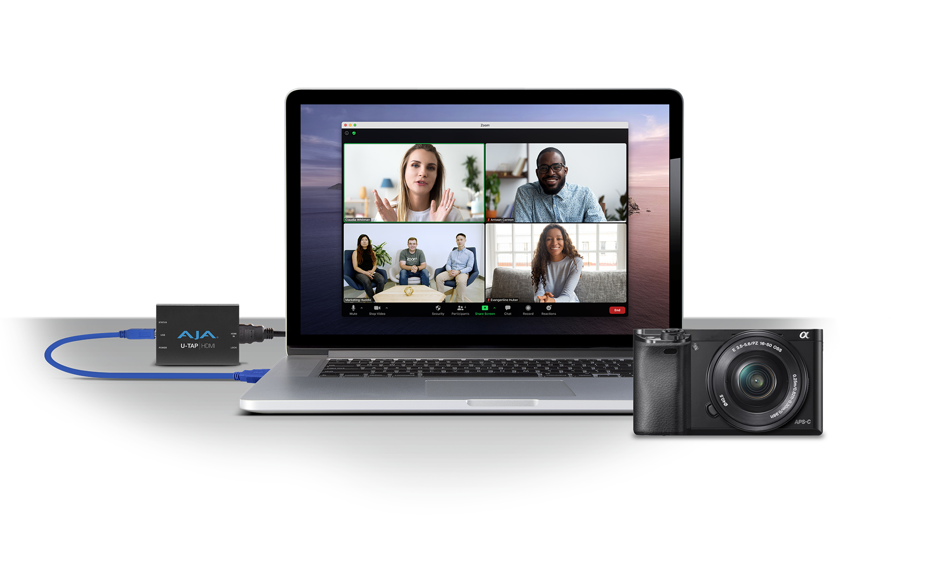 2022 Upgraded 2048 x 1080 Full HD Webcam 2K 30 fps Computer, 90° Wide Angle  for PC Laptop Computer Zoom Skype Meeting Video Calling Games