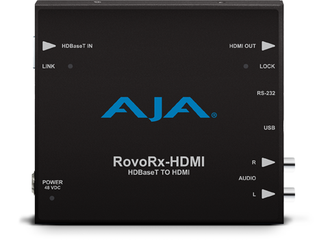 RovoRx-SDI - UltraHD/HD HDBaseT Receiver to 6G/3G-SDI and HDMI 