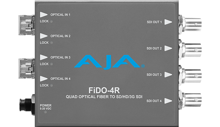 Single SC 3G Fiber Tx SFP FIBERSC-1-TX FS2 or FS1-X AJA SDI Fiber I/O Connection for FiDO 