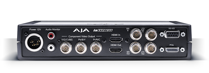 AJA IO Express HD/SD SDI HDMI Audio Video Capture Unit with Power Supply Mains 