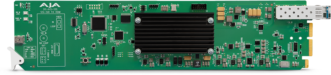 その他 AJA HI5 Hi5-Fiber - 3G-SDI over Fiber to HDMI Videoand Audio