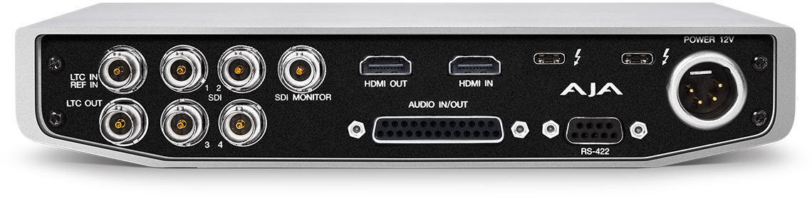 Professional Video & Audio I/O over Thunderbolt 3™ Connected