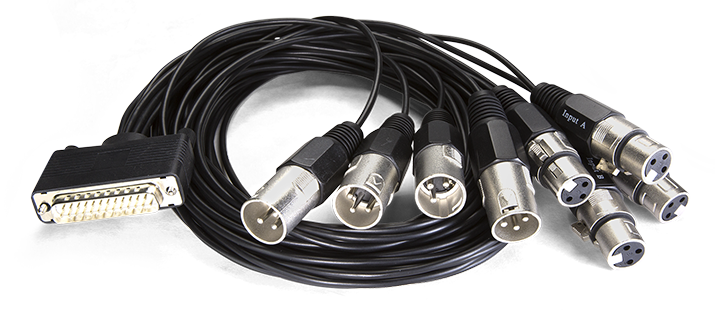 12G-AM XLR breakout cable