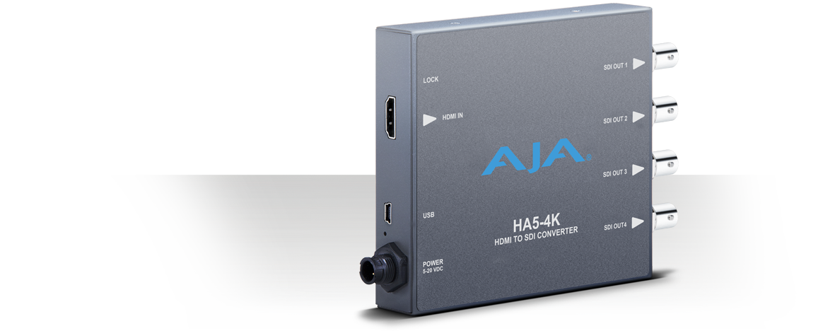HA5-4K - Mini-Converters - Products - AJA Video Systems