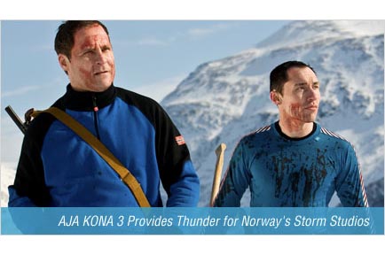 AJA KONA 3 Provides Thunder for Norway's Storm Studios