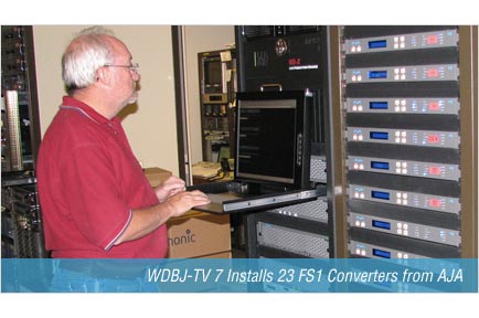 WDBJ-TV Installs 23 FS1 Converters From AJA