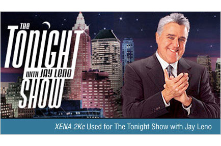 The Tonight Show with Jay Leno Taps AJA XENA 2Ke Video Solution