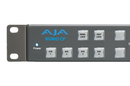 AJA Ships KUMO CP Remote Control Panel for KUMO Compact SDI Routers