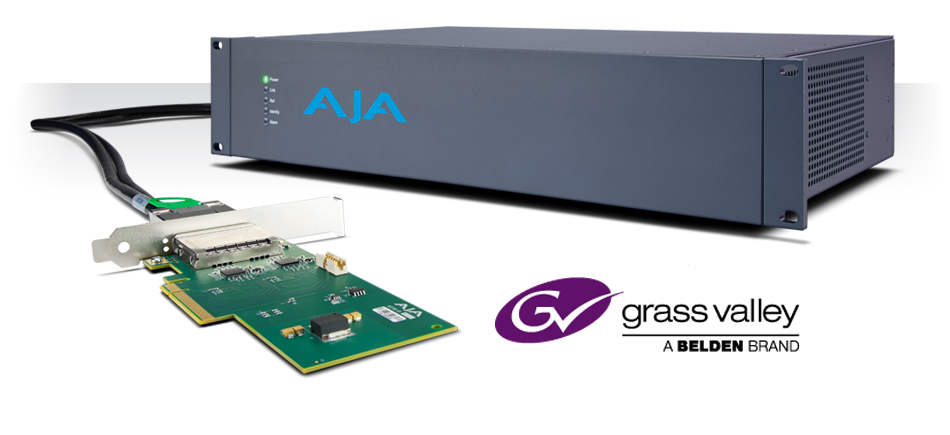 AJA Announces Development Partnership with Grass Valley