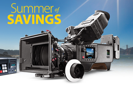 AJA Launches “Summer of Savings” Promotion for  CION and Select Ki Pro Products