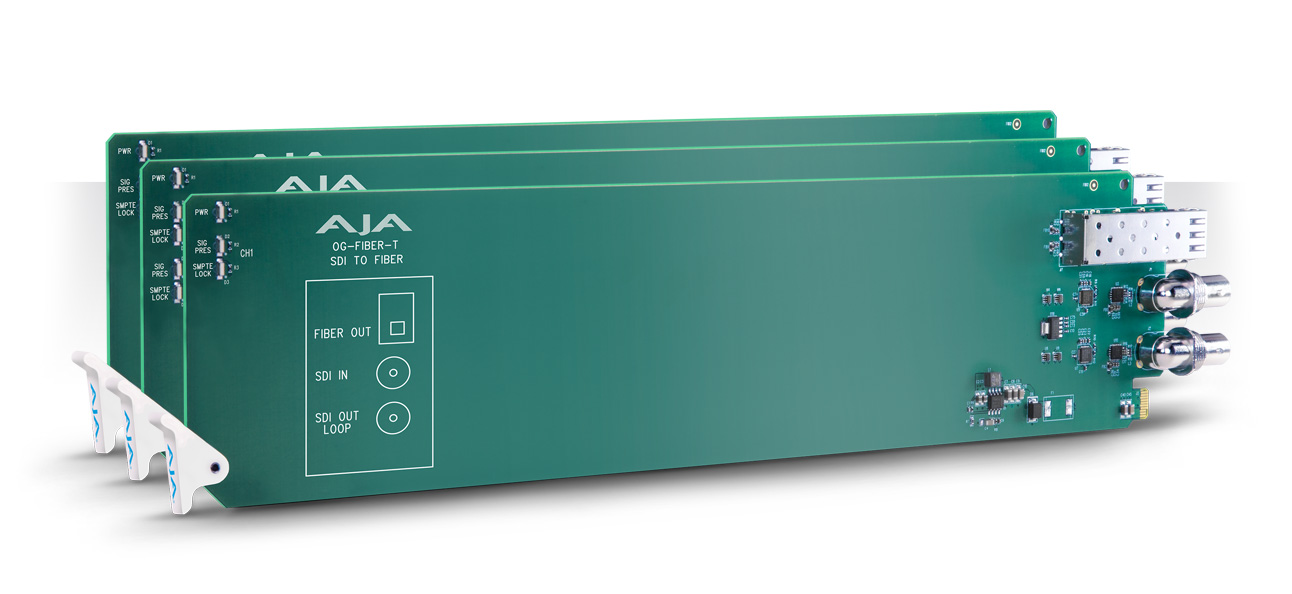 AJA Releases New openGear®-Compatible Rack Cards at Inter BEE 2015