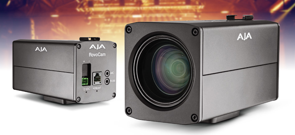 AJA’s New RovoCam Integrated UltraHD/HD Camera with HDBaseT Delivers Single Cable Support for Video, Audio, Control, and Power 