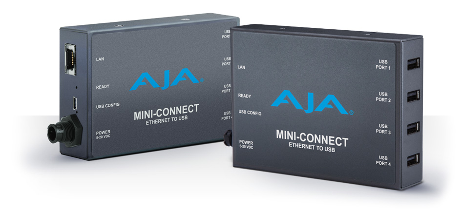 AJA Introduces Mini-Connect: Network Interface Box for  Multiple AJA Mini-Converters