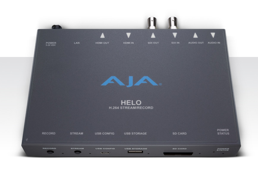 AJA Announces HELO Streaming and Recording Appliance with H.264 Support