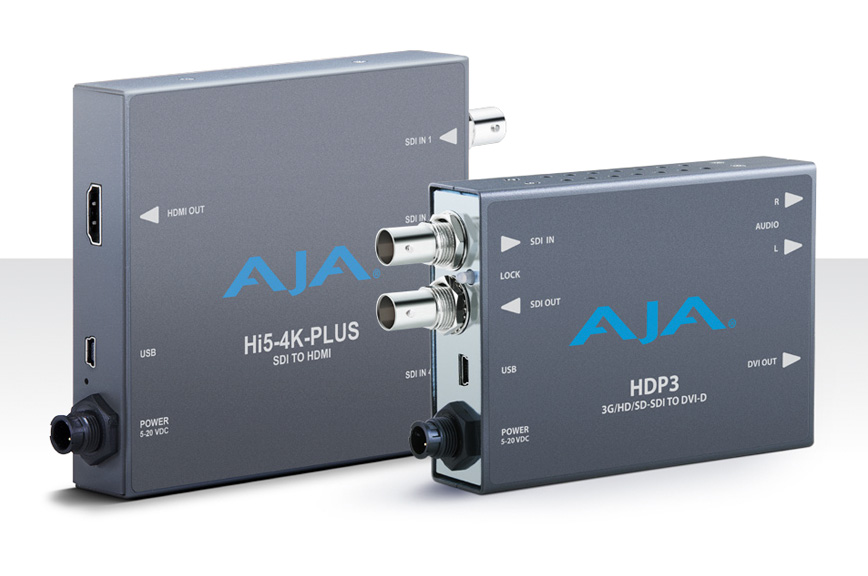 AJA Introduces New Mini-Converters and  openGear®-Compatible Rack Cards at NAB 2016