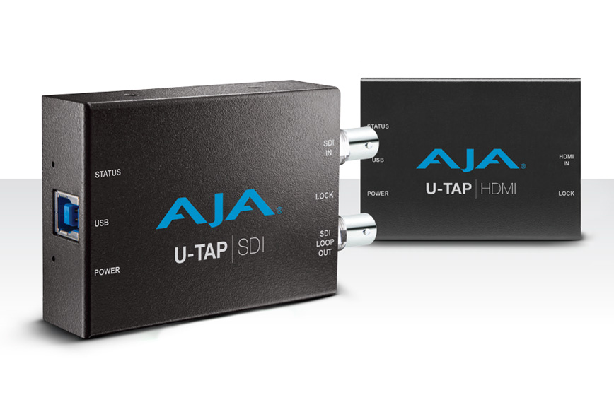 AJA Announces U-TAP USB 3.0 Capture Devices