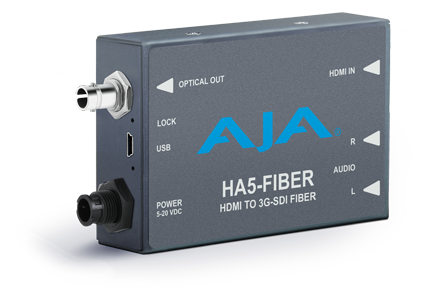 AJA Unveils New HA5-Fiber Mini-Converter at InfoComm 2016