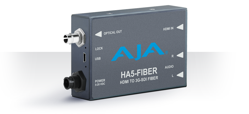 AJA Unveils New HA5-Fiber Mini-Converter at InfoComm 2016