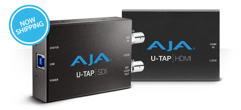 AJA Ships U-TAP USB 3.0 Capture Devices