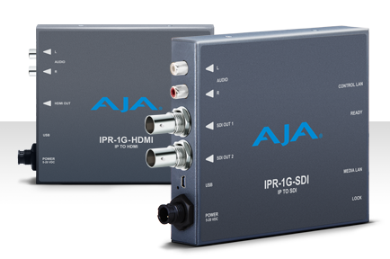 AJA Expands IP-Based Workflow Technologies at IBC 2016