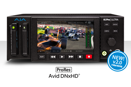 AJA Ki Pro Ultra Update Adds Support for Avid® DNxHD