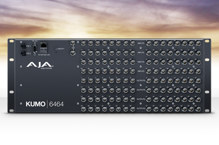 AJA Debuts KUMO® 6464 Compact SDI Router at IBC 2016