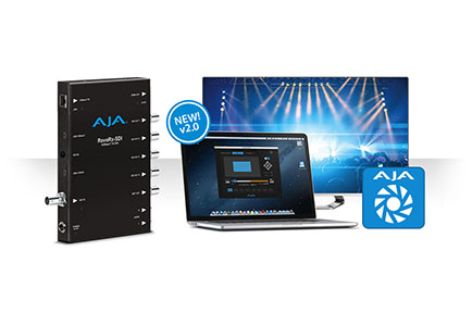 AJA Ships RovoControl v2.0 Software and the RovoRx-SDI Receiver  Boosting RovoCam HDBaseT Camera Workflows