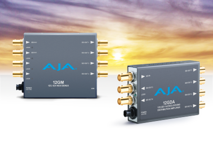 AJA Unveils New 12G-SDI and Fiber Mini-Converters at NAB 2017 