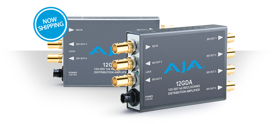 AJA Releases 12GDA Mini-Converter 