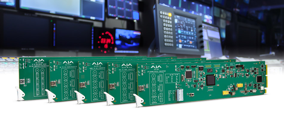 AJA Introduces Five New openGear Cards with DashBoard Support at NAB 2018