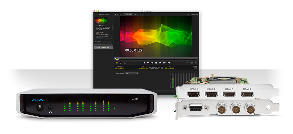 AJA Ships KONA HDMI, KONA 1 and Io IP with Desktop Software v14.2