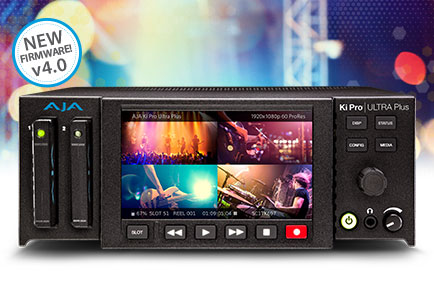 AJA Announces Ki Pro Ultra Plus v4.0 Firmware at IBC 2018