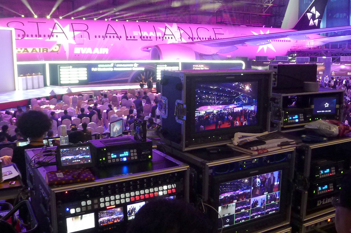 Kings Communication Rolls Out AJA Gear  for Live Production on EVA Airline Event 