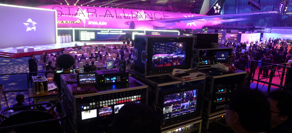 Kings Communication Rolls Out AJA Gear  for Live Production on EVA Airline Event 