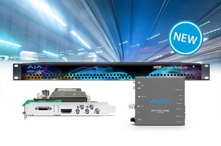 AJA Unveils New 12G-SDI, IP and HDR Solutions at IBC 2018