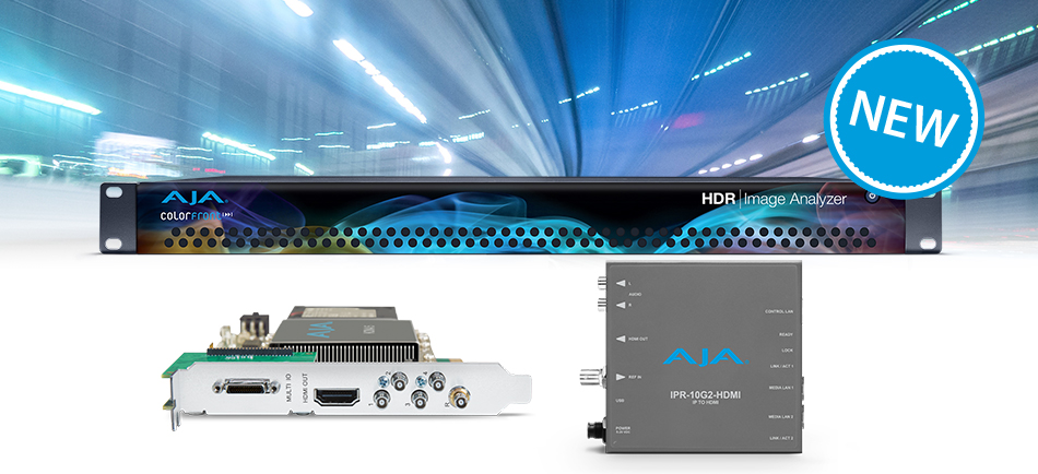 AJA Unveils New 12G-SDI, IP and HDR Solutions at IBC 2018