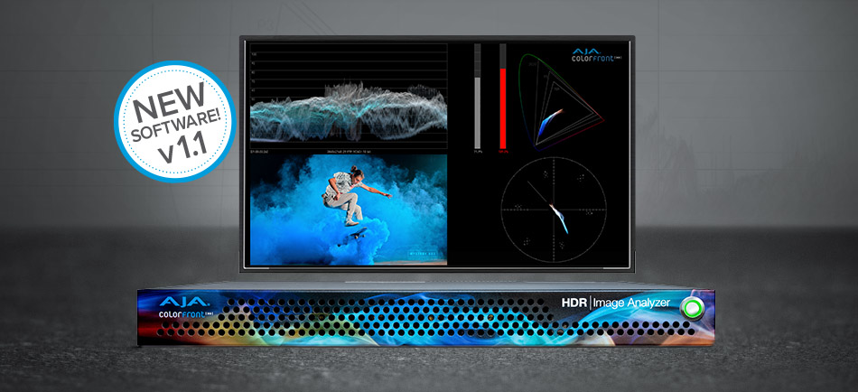 AJA Introduces HDR Image Analyzer v1.1