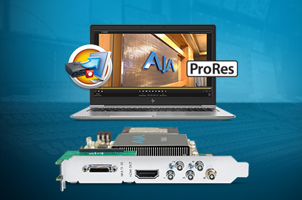 AJA Introduces ProRes Integration in AJA Control Room v15.2