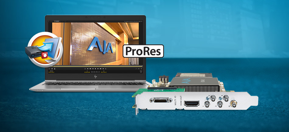 AJA Introduces ProRes Integration in AJA Control Room v15.2