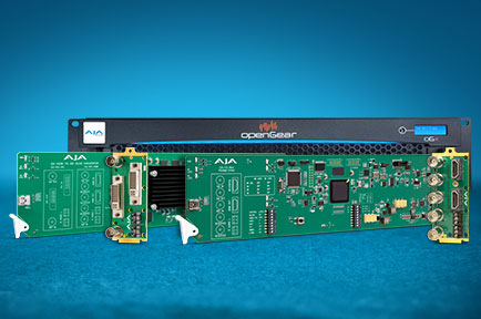 AJA Introduces New openGear® Compatible Cards at IBC 2019