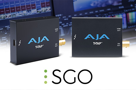 SGO Delivers AJA T-TAP Support for Mistika Boutique