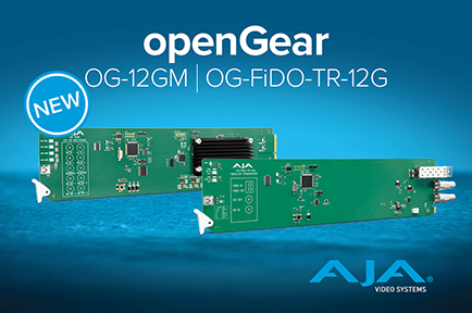 AJA Releases Two New 12G-SDI openGear® Solutions