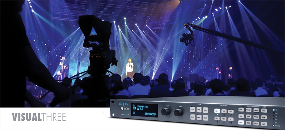 Malaysia’s Visual Three Powers Live Production With AJA FS-HDR