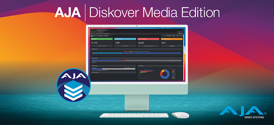 AJA Announces Equity Stake in Diskover Data; Introduces AJA Diskover Media Edition