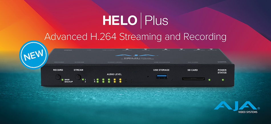 AJA Debuts HELO Plus at NAB 2022